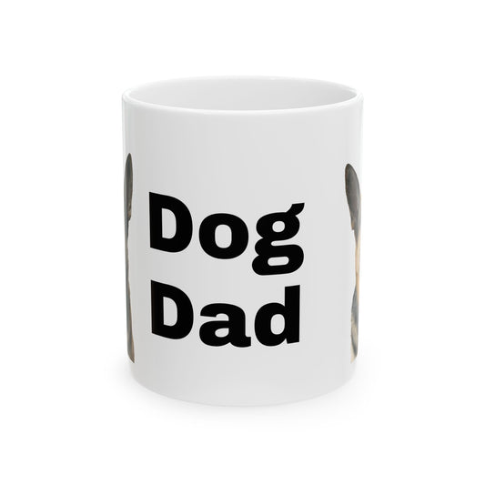 Custom Dog Dad Ceramic Mug