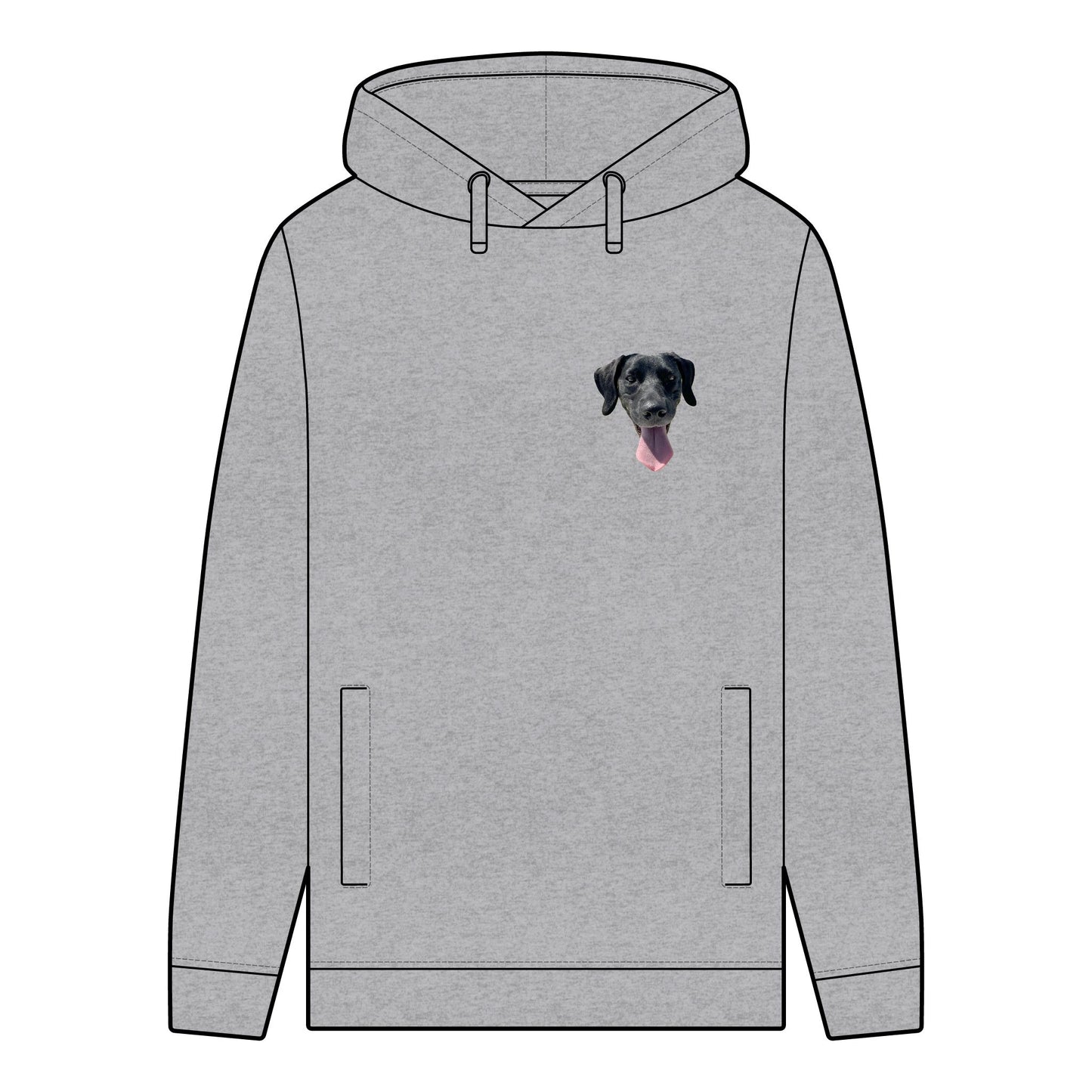 Dog Lover's Full Zip Hoodie, Pet Parent Gift, Cozy Animal Sweatshirt, Personalized Dog Apparel, Unisex Pet Hoodie